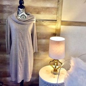 XL Cowl Neck Sweater Dress